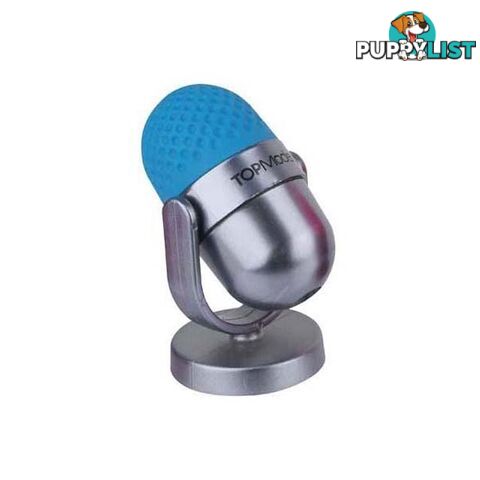 Top Model - Microphone Shape Sharpener & Eraser Blue