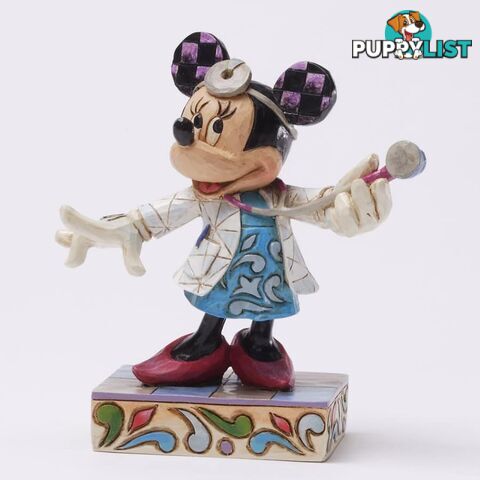 JIM SHORE DISNEY TRADITIONS - DOCTOR MINNIE PERSONALITY POSE FIGURINE - Disney Traditions - 028399270224