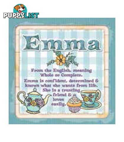 Personalised Cuppa Coasters - Emma