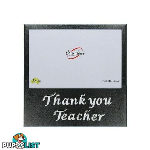 Thank You Teacher Black Photo Frame