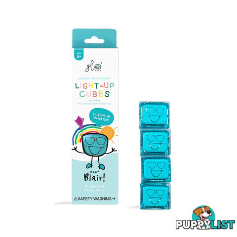 Glo Pal Light-Up Cubes Blair: Blue - Glo Pals - 850016823120