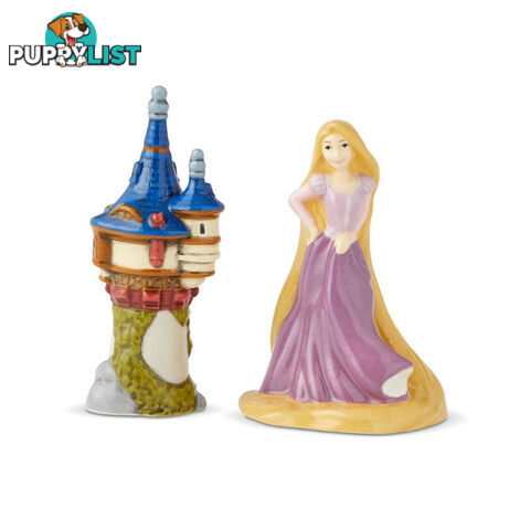 Disney Rapunzel And Tower Salt and Pepper Shakers