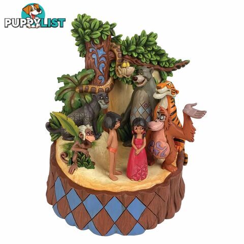 Disney Traditions - 20cm/8" Jungle Book, Carved by Heart (55th Anniversary) - Disney Traditions - 0028399302550