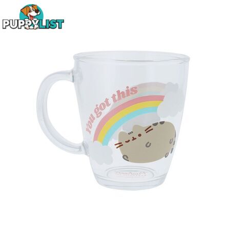 Pusheen Self Care Club: Glass Mug - Pusheen - 5055918656318