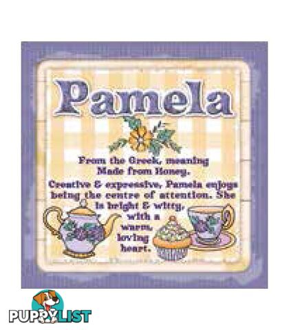 Personalised Cuppa Coasters - Pamela