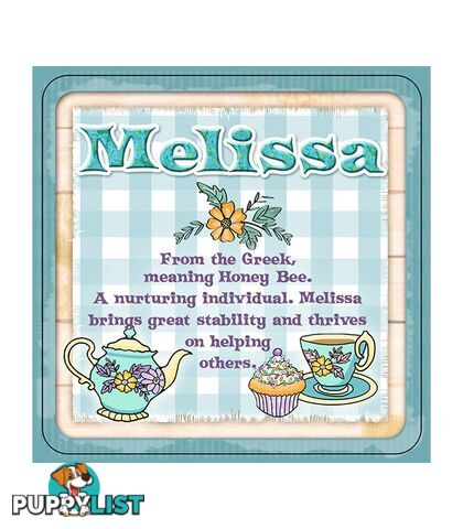 Personalised Cuppa Coasters - Melissa