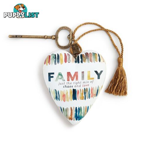 Art Heart Sculpture - Family Chaos - Demdaco - 638713538437