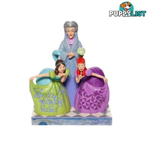 Jim Shore Disney Traditions - Lady Tremaine, Anastasia And Drizella Figurine - Disney Traditions - 028399270088