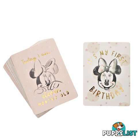 Milestone Cards: Minnie Mouse (Set of 24) - Disney Gifts - 5017224950351