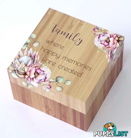 Bunch Of Joy Trinket Box 12cm Family