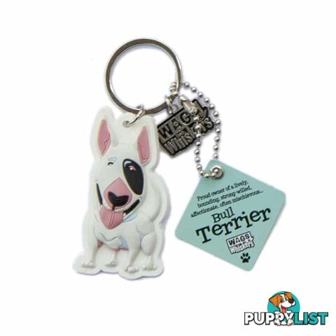 Wags & Whiskers Keyring - Bull Terrier - History & Heraldry - 886767110486