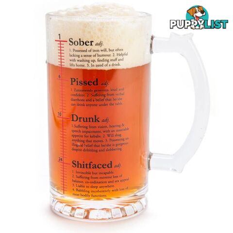 MDI Drunk Definition Beer Stein - 9318051123533