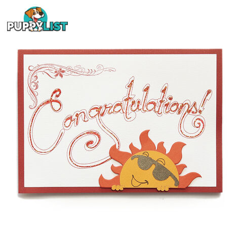 Handcrafted Greeting Card - Congratulations 12 x 17 cm - Duc Quyen - 8935086012055