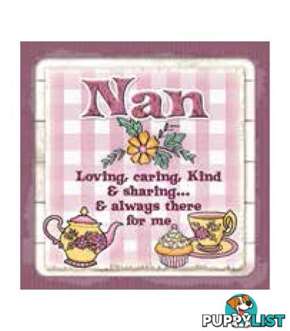 Personalised Cuppa Coasters - Nan