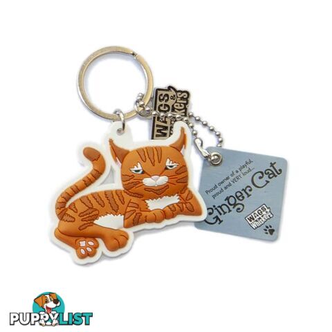 Wags & Whiskers Keyring - Ginger Cat 1 - History & Heraldry - 886767110608