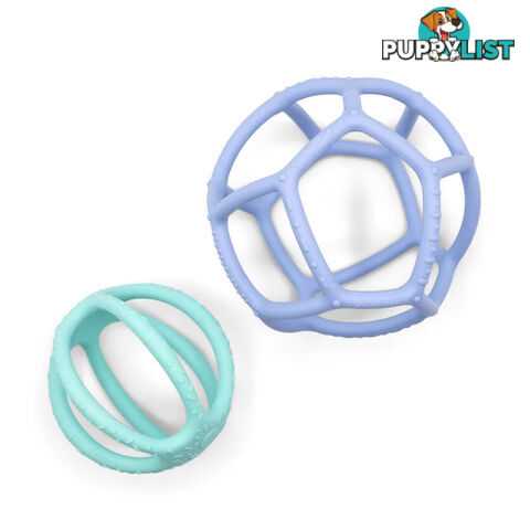 2 Pack Sensory Ball & Fidget Ball Soft Blue and Soft Mint - Jellystone Designs - 9343900004268