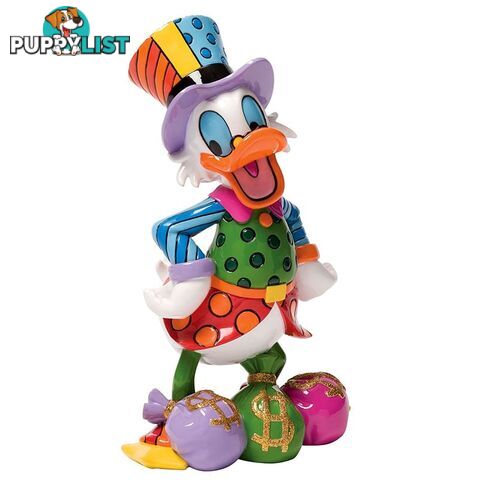 Disney by Britto - Uncle Scrooge Figurine - Britto - 045544564526