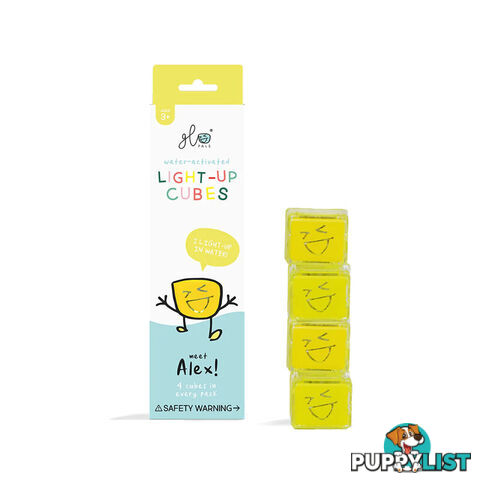 Glo Pal Light-Up Cubes Alex: Yellow - Glo Pals - 850016823113