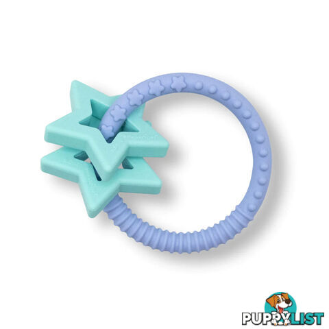 Star Teether Soft Blue - Jellystone Designs - 9343900006736