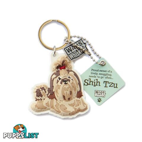 Wags & Whiskers Keyring - Shih Tzu - History & Heraldry - 886767110745