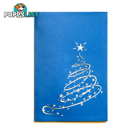 Pop-Up Card - Merry Christmas Text 10 x 15 cm - Duc Quyen - 8935086014608