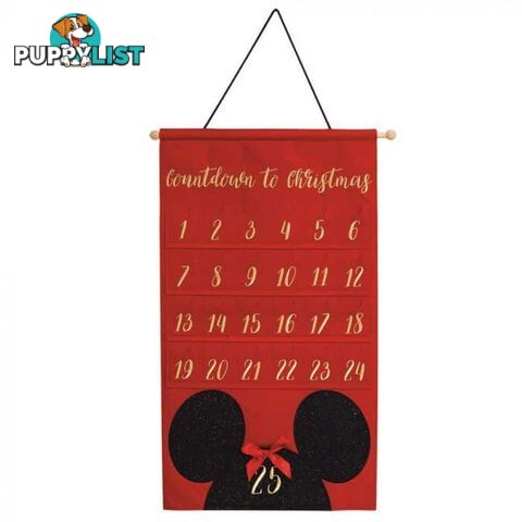 Disney Christmas - Embroidered Advent Calendar Minnie Mouse - Widdop - 5017224900455