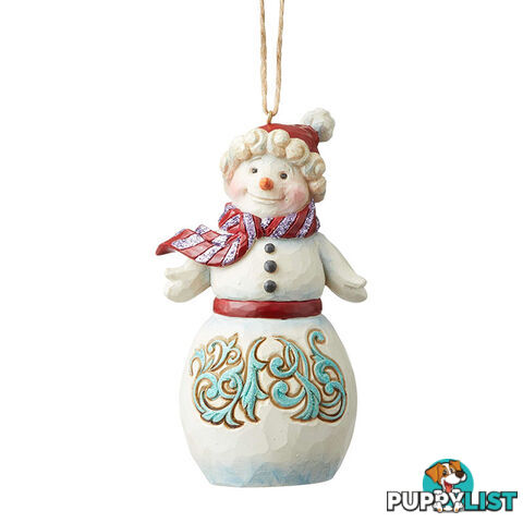 Heartwood Creek Winter Wonderland - Snowman Hanging Ornament - 028399134397