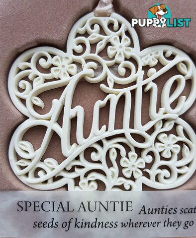 Delicate Words â Special Auntie Sentiment Hanger - Delicate Words - 886767052373