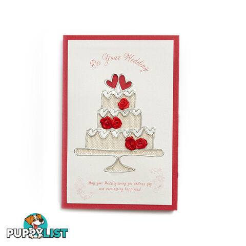 Handcrafted Greeting Card - On Your Wedding 10 x 15 cm - Duc Quyen - 8935086012062