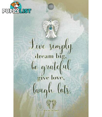 You Are An Angel Pin - Live Simply