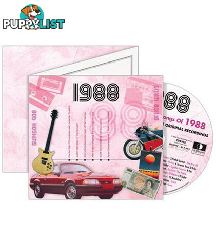 1988 Classic Years CD Card