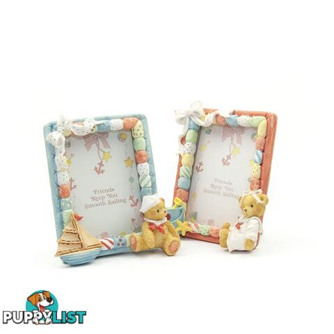 Cherished Teddies - Sailor Boy And Girl Photo Frames