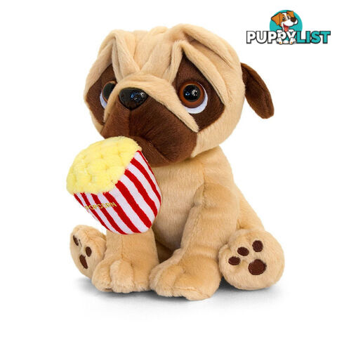 Keel Toys - Pugsley Food To Go Plush 20cm 2