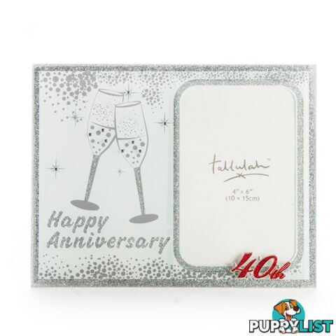 Tallulah â 40th Anniversary Sparkle Photo Frame