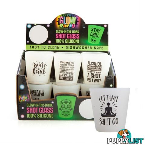 MDI Glow-in-the-Dark Shot Glass Sarcastic Comment - MDI - 9318051138100