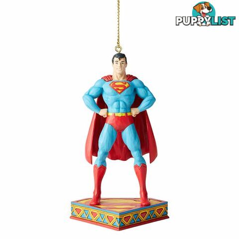 Jim Shore DC Comics - Superman Hanging Ornament - Enesco - 028399158249