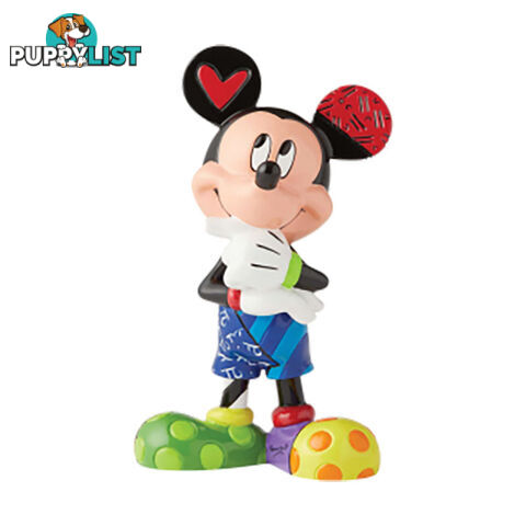 Disney by Britto - Mickey Thinking Medium Figurine - Britto - 028399139866