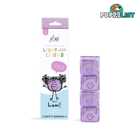 Glo Pal Light-Up Cubes Lumi: Purple - Glo Pals - 850016823106