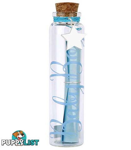 You Are An Angel - Baby Boy Wish Bottle - Message in a Bottle