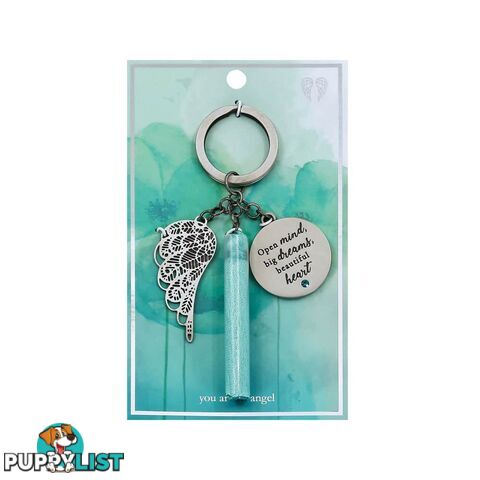 You Are An Angel Keychain Charm - Open Mind - The Aird Group - 9316188087698