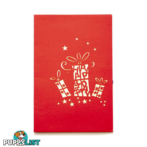 Pop-Up Card - Happy Birthday Gifts 10 x 15 cm - Duc Quyen - 8935086014608