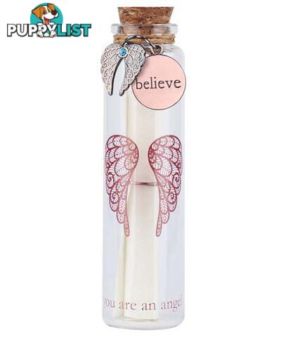 You Are An Angel Wish Bottle - Believe