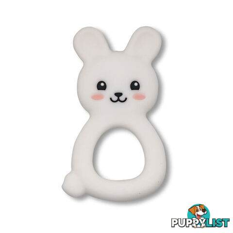 Jellies Bunny Teether White - Jellystone Designs - 9343900003810