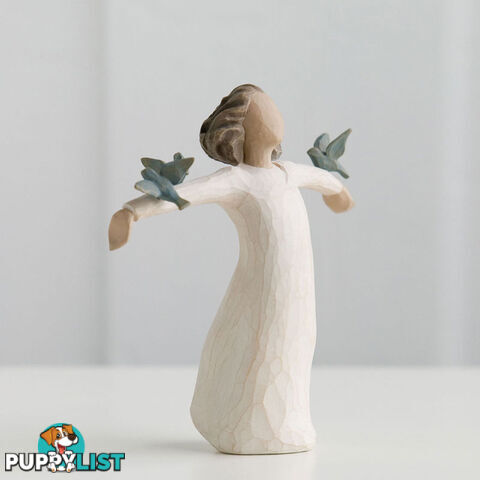 Willow Tree - Happiness Figurine - FREE to sing, laugh, dance... create! - Willow Tree - 638713261304