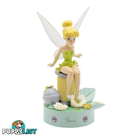 TINKER BELL: BIRTHSTONE SCULPTURE - JUNE - Disney Gifts - 5017224916401