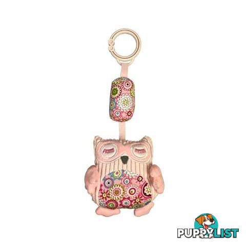 ES Kids - Owl Chime Toy - Pink