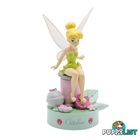 TINKER BELL: BIRTHSTONE SCULPTURE - OCTOBER - Disney Gifts - 5017224916425