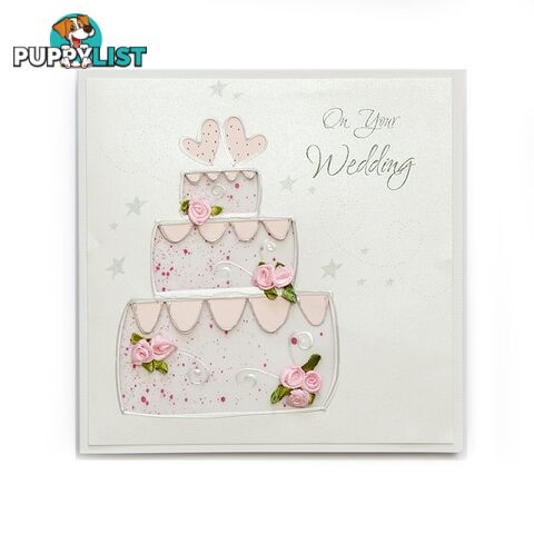 Handcrafted Greeting Card - On Your Wedding 16 x 16 cm - Duc Quyen - 8935086012048