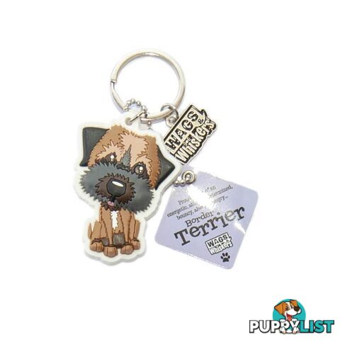 Wags & Whiskers Keyring - Border Terrier - History & Heraldry - 886767110455