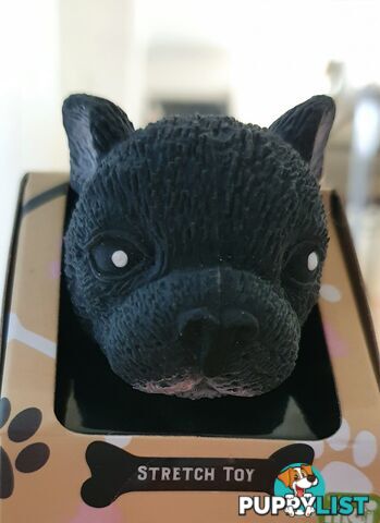 MDI Furever Pets French Bulldog Stretch Toy Black - MDI - 9318051145917